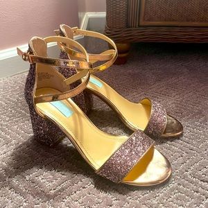 NWOB Betsey Johnson Glitter Heels